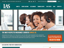 Tablet Screenshot of iasclaims.com